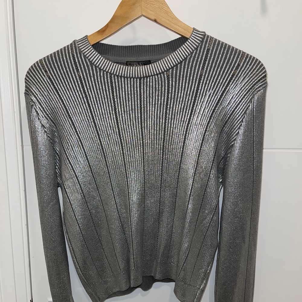 Silver Topshop Blouse